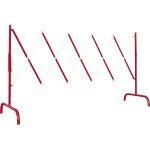 Kaiserkraft - procity, barrire extensible en acier, 2 pieds, lot de 4,