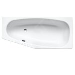 Kaldewei - advantage - baignoire asym�trique mini gauche 836, 1570x700 / 475 mm, blanc 225200010001