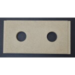 Kaminxpert - d�flecteur b pour po�les � chemin�e automat de caminos - vermiculite - dimensions d'encastrement ...