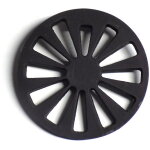 Kaminxpert - grille  cendres pour poles  chemine arena 2 de rais - fonte - dimensions d'encastrement ...