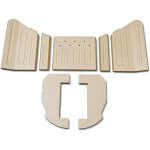 Kaminxpert - habillage de foyer pour po�les � chemin�e 1. 1sk de aduro - vermiculite - 7 pi�ces