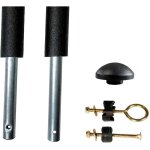 Kangui - un poteau de filet de scurit 25mm pour trampolines de jardin toutes marques avec mousse et ...