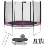 Trampoline rond Ø300cm avec filet, échelle, bâche et kit d'ancrage - ralli 300 - kangui Trampoline rond Ø300cm avec filet, échelle, bâche et kit d'ancrage - ralli 300 - kangui