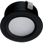 Kanlux - spot led encastrable Étanche - noir - ip65 - 1w - 30mm - blanc chaud Kanlux - spot led encastrable Étanche - noir - ip65 - 1w - 30mm - blanc chaud