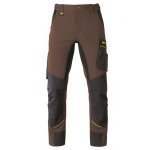 Kapriol pantalon de travail lastique dynamic marron - taille: s