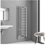 Karag - radiateur s�che - serviette design vertical karnak 170 cm en laiton chrom�