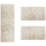 Karat - descente de lit barcelona crme 1 tapis 67 x 250 cm + 2 tapis 67 x 140 cm