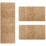 Karat - descente de lit sphinx beige 1 tapis 67 x 240 cm + 2 tapis 67 x 140 cm