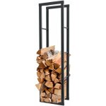 Karat - tagère pour bois de cheminée porte bûches pour l'intérieur et l'extérieur 150 x 25 x 40 cm Karat - tagère pour bois de cheminée porte bûches pour l'intérieur et l'extérieur 150 x 25 x 40 cm