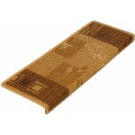 Tapis d'escalier akzent beige rectangulaire 23, 5 x 65 cm