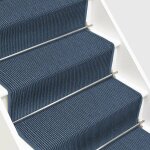 Tapis d'escalier en sisal sylt bleu 80 x 200 cm Tapis d'escalier en sisal sylt bleu 80 x 200 cm