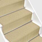 Tapis d'escalier en sisal sylt ivoire 100 x 200 cm Tapis d'escalier en sisal sylt ivoire 100 x 200 cm
