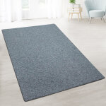 Tapis de salon london gris fonc� 100 x 100 cm