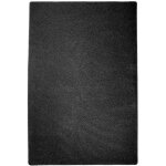 Karat - tapis shaggy � poils hauts noir 133 x 190 cm