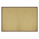 Tapis sisal amazonas nature bordure: sahara / cappuchino 200 x 200 cm