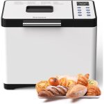 Karinear machine � pain avec 20 programmes - avec gants - d�part diff�r� de 15 heures - en acier inoxydable ...