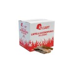 Lamelles briquet en bois mixte se'che' pack de 14 dm pour chemine'es barbecue et poeles