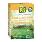 Kb - semences gazon - terrain sec et ensoleille 40m2