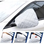 Kcvv - 2 pcs voiture retroviseur couverture protection hiver universelle taille anti givre neige glace ...