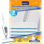 Keepow 8 lingettes microfibres pour black and decker steam mop fsmp20, fsm1630, fsm1616, fsmh13e5, fsm1321, ...