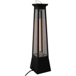Kekai - chauffage �lectrique portable infrarouge fibre de carbone pour int�rieur et ext�rieur 2000w 20x20x78 ...