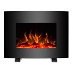 Kekai - cheminée Électrique murale 2000w iowa 55x22x43 cm noir simulation feu télécommande incluse intérieur ... Kekai - cheminée Électrique murale 2000w iowa 55x22x43 cm noir simulation feu télécommande incluse intérieur ...