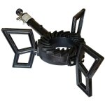 Kemper - rechaud gaz fonte 3 pieds 7kw butane / propane 1 bruleur