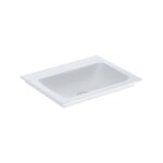 Keramag - geberit one lavabo pour meubles sortie verticale, 60x14x48cm, Keramag - geberit one lavabo pour meubles sortie verticale, 60x14x48cm,