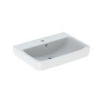 Keramag - geberit renova plan, lavabo, 65x48 cm, 1 trou pour robinet, avec