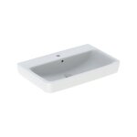 Keramag - geberit renova plan, lavabo, 75x48 cm, 1 trou pour robinet, avec