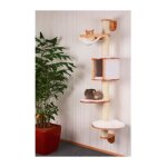 Arbre a chats mural dolomit 168 cm blanc 81500 - kerbl