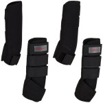 Gutre de cheval 4 pcs poney noir 320131 kerbl