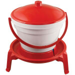 Abreuvoir 12 litres sur pieds novital pour poules et volailles ? abreuvoir seau en plastique