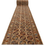 Keshan tapis de couloir 7874 / 53555 oriental beige / terre cuite - 80 cm beige 80x640 cm