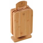 Lot de 6 planches de cuisine en bambou - kesper