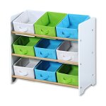 Kesper - tagre de rangement - blanc - l 65 x p 30 x h 60 cm - livraison gratuite