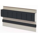 Porte couteaux magn�tique mosaiq - d�cor : gris titane / noir - largeur : 350 mm - profondeur : 45 mm ...