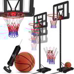 Kesser - panier de basket - ball premium avec support roulettes incl. basket - ball + pompe hauteur du ...