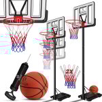 Kesser - panier de basketball premium avec support roulettes basketball + pompe inclus hauteur du panier ...