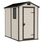 Abri de jardin en résine keter manor 4x6 beige Abri de jardin en résine keter manor 4x6 beige
