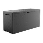 Coffre de jardin emily 277l - gris anthracite - keter