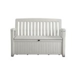 Patio bench coffre en résine blanc - keter Patio bench coffre en résine blanc - keter
