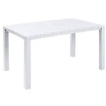 Keter - table de jardin d'extérieur en résine plastique blanc rectangulaire 147x90 cm Keter - table de jardin d'extérieur en résine plastique blanc rectangulaire 147x90 cm