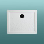 Kiamami valentina - plateau de douche rectangulaire en ceramique 70x120 h6 non - slip malta