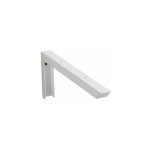 Kiamami valentina - support pour �tag�re de salle de bains blanche en m�tal de 20 x 49 cm valentina