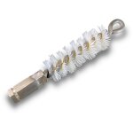 Brosse � tube pro nylon � 30 mm raccord m12175 femelle ame en acier torsad� nettoyage brossage tube et ...