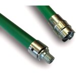 Kibros - canne de ramonage verte kiblok rallonge kit embout acier filet� m121, 75mm - quantit� x 3 - ...
