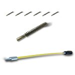 Ecouvillon inox condenseur lot de 6 avec 1 tringle flexible 48 cm � 12 mm raccord laiton taraud� m6 femelle ...