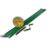 Kit ramonage rotatif syst�me tout kiblok h�risson acier cannes vertes autobloquantes - � 250 mm - acier ...