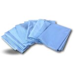 Lot 12 torchons essuie verres 53x70 cm lustreur surfaces vitres - quantit x 1 lot - lot 12 torchons ...